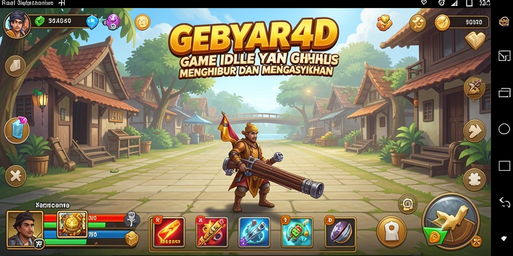 Tampilan gameplay menarik dalam GEBYAR4D yang menyuguhkan pengalaman Idle.