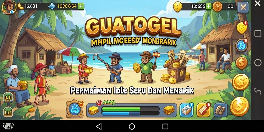 Tampilan gameplay GUATOGEL yang menarik dan menawan.