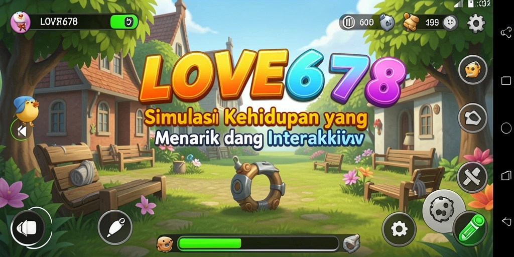 Menampilkan gameplay interaktif dan menarik dari LOVE678.