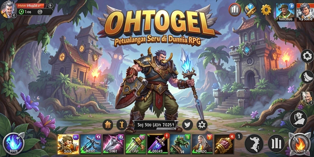 Tampilan screenshot yang mendalam dari gameplay RPG OHTOGEL.