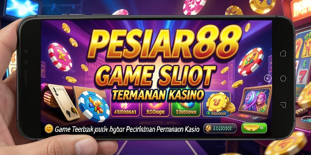 Screenshot gameplay PESIAR88 menampilkan mesin slot yang menarik dan penuh warna.