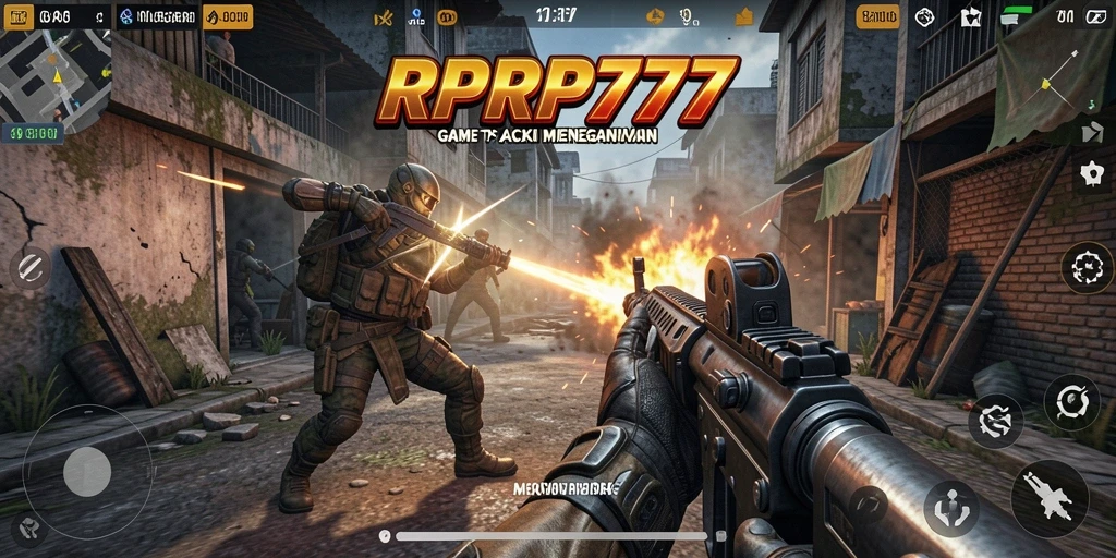 Tampilan aksi seru dalam gameplay RPRP777.