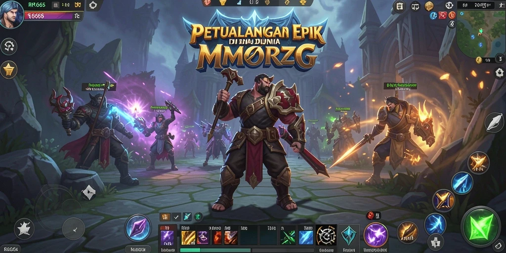 Tampilan gameplay RR666 yang mendebarkan di dunia MMORPG.