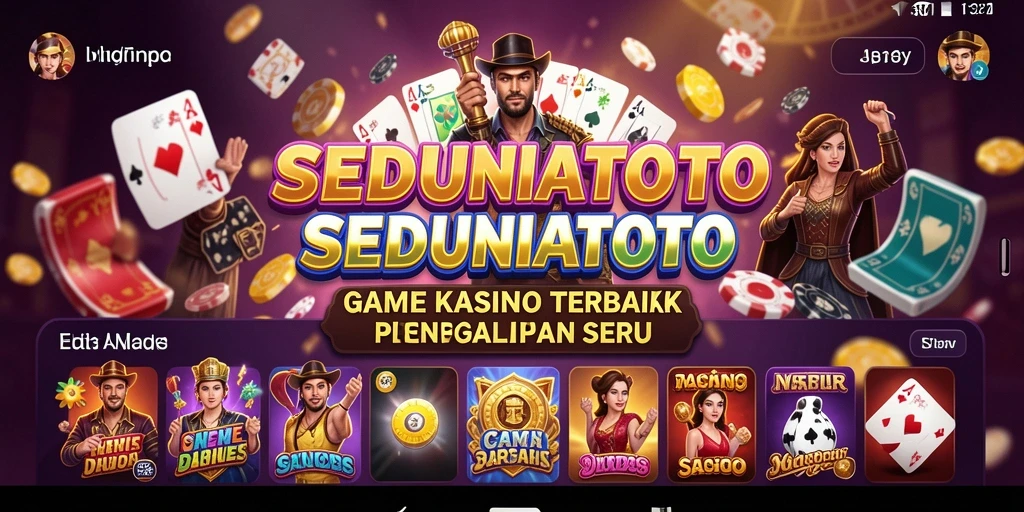 Tampilan gameplay SEDUNIATOTO yang menarik dan mengasyikkan.