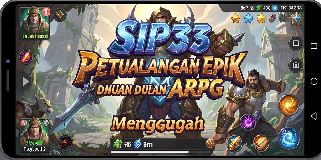 Tangkapan layar menampilkan aksi pertarungan epik dalam SIP33 yang seru.